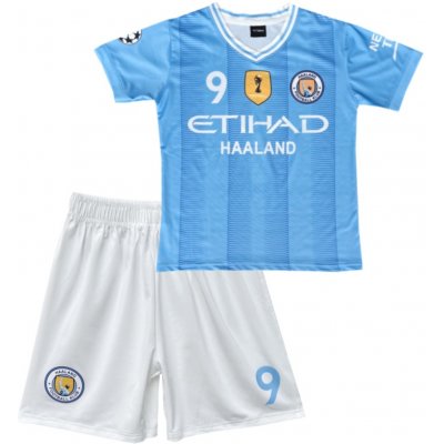 Numberoplus Manchester City Haaland dětský fotbalový dres Komplet – Zboží Dáma
