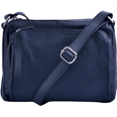 Maxfly kožená crossbody kabelka 5542 modrá – Zboží Mobilmania