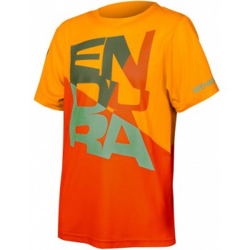 ENDURA SingleTrack Core Tee Tangerine Dětský