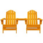 VidaXL Zahradní židle Adirondack masivní jedlové dřevo oranžová – Hledejceny.cz