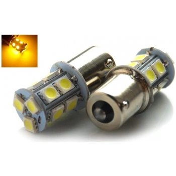 Rabel BA15S 13 smd 5050 P21W 1156 ORANŽOVÁ