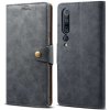 Pouzdro a kryt na mobilní telefon Xiaomi Lenuo Leather pro Xiaomi Mi 10, šedá