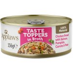 Applaws Dog Taste Toppers Broth Kuře s lososem156 g – Hledejceny.cz