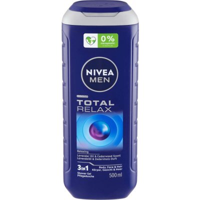 NIVEA Men Sprchový gel Total Relax 3v1 500 ml – Hledejceny.cz