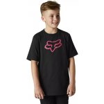 Fox dětské tričko Youth Legacy Black Pink černá – Zboží Mobilmania