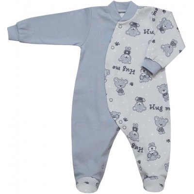 ESITO handmade Kojenecký overal Teddy bears šedá ESITO šedá – Zbozi.Blesk.cz