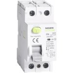Noark Ex9L-N 2P 25A A 30mA – HobbyKompas.cz
