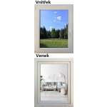 SMART Plastové okno 90x120 Bílé, Otevíravé a sklopné, Levé – Zboží Mobilmania