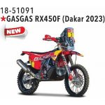 Bburago MotorkaGasGas RX450FDakar 2023 kov/plast 12cm v krabičce 17x11x7cm 1:18 – Zboží Dáma