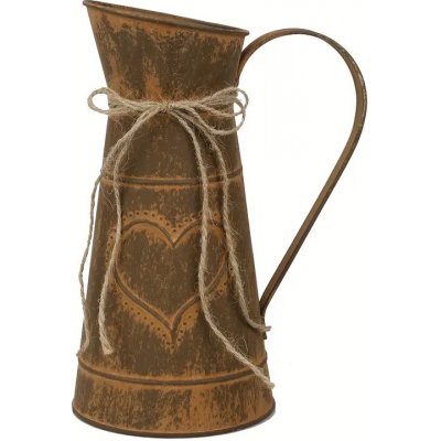 DCH Kovová váza RUFA Shabby Chic Varianta: Srdce – Hledejceny.cz