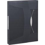 Esselte Box na spisy s gumičkou Jumbo Vivida, Vivida černá, 40 mm, A4, PP – Sleviste.cz