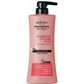 Biopoint Shampoo Colore Vivo šampon na barvené a melírované vlasy 400 ml