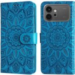 Embossing Pattern Slunečnice modré – Honor 600 / Honor 600 Pro – Zboží Živě