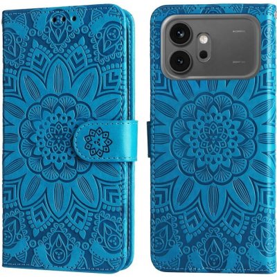 Embossing Pattern Slunečnice modré – Honor 600 / Honor 600 Pro – Zboží Živě
