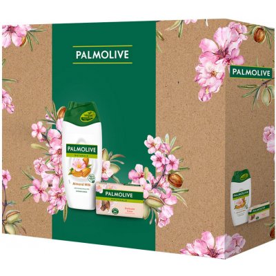 PALMOLIVE Naturals Almond Set Duo dárková sada sprchový gel 250 ml + tuhé mýdlo 90 g – Zbozi.Blesk.cz
