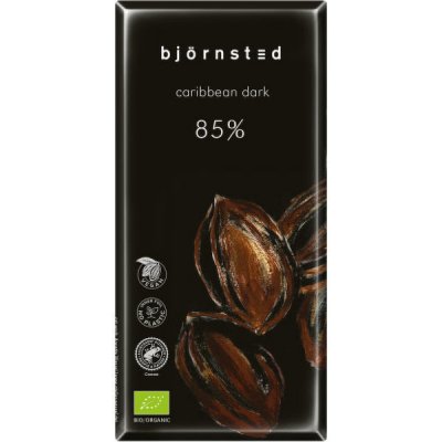 Björnsted Čokoláda hořká 85 % 100 g – Zboží Dáma
