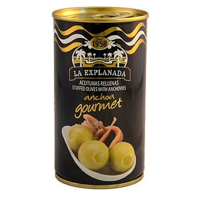 La Explanada Zelené olivy s ančovičkou 350g – Zboží Dáma