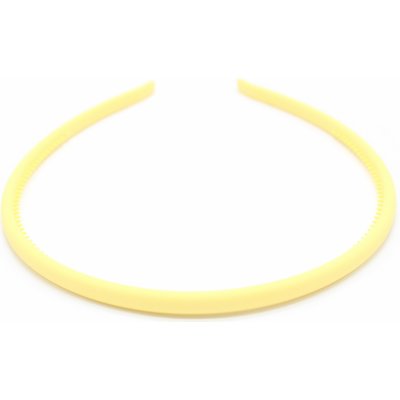 Čelenka do vlasů kaučuková světlý odstín žlutá – Hledejceny.cz