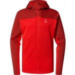 Haglöfs W mikina ROC Flash Mid Hood dámská červená – Zboží Dáma