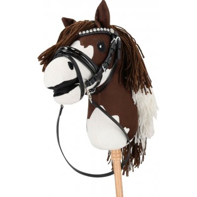 Uzdečka QHP Sunset Hobby Horse černá – Hledejceny.cz