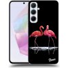 Pouzdro a kryt na mobilní telefon Samsung Picasee Ultimate Case Samsung Galaxy A35 5G Flamingos couple