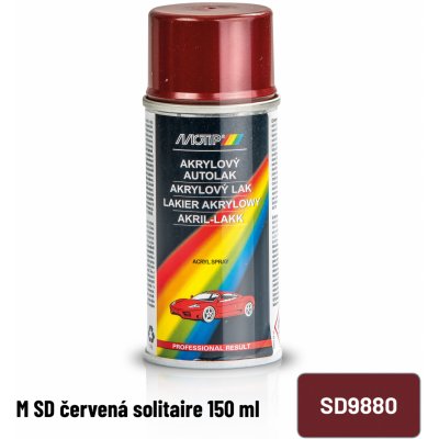 MOTIP DUPLI ŠKODA akrylový autolak ve spreji 9880 červená solitaire metalíza  150 ml od 113 Kč - Heureka.cz