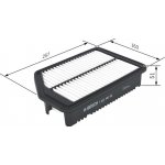 Vzduchový filtr BOSCH (BO F026400481) – Zbozi.Blesk.cz