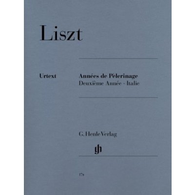 Années De Pèlerinage Deuxième Année Italie noty pro klavír Franz Liszt – Hledejceny.cz