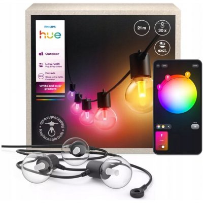 Philips Hue White and color ambiance Hue Festavia zahradní světelný řetěz 21... – Hledejceny.cz