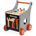 Janod dřevěný vozík BricoKids s magnetickými doplňky – Zboží Mobilmania