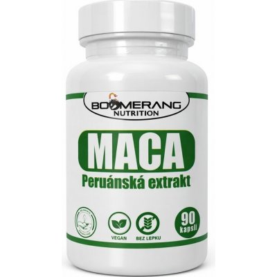 Boomerang Nutrition Maca peruánská 90 veganských kapslí – Hledejceny.cz