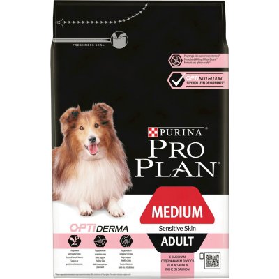 Purina Pro Plan Medium Adult Sensitive Skin losos 3 kg – Sleviste.cz