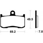 Brembo (Itálie) Přední brzdové destičky Brembo 07KA23SC - Triumph Daytona 675, 675ccm - 06-08 – Hledejceny.cz