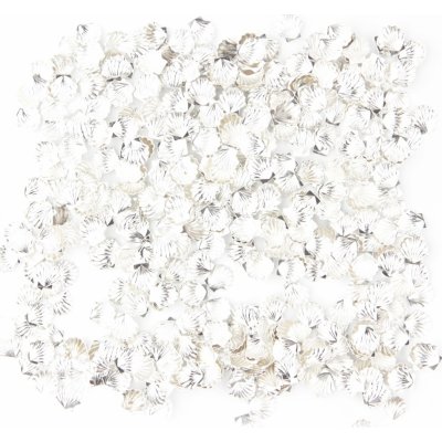X Nails 3D kovové mušličky velké stříbrné SILVER SHELL 10 ks – Hledejceny.cz