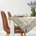 EUROFIRANY GOBELÍNOVÝ UBRUS LAVENDER 100X100cm – Zboží Mobilmania