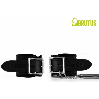 Brutus Leather Wrist Restraints Black - kožená pouta na zápěstí – Hledejceny.cz