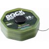 Rybářské lanko RidgeMonkey šňůra RM-Tec Rock Bottom Tungsten Coated Semi Stiff 25lbs 10m Camo Green