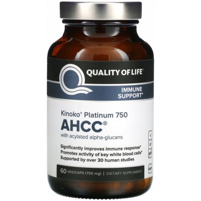 Quality Of Life Kinoko Platinum AHCC 60 ks – Hledejceny.cz