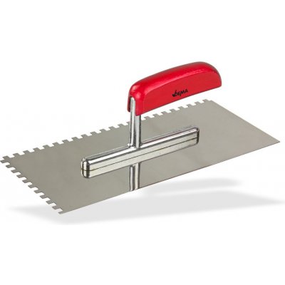 DEMA Hladítko nerezové zubové 6 mm 130x280mm GK6 20307D – Hledejceny.cz