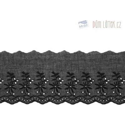 Madeira štykování černá, šíře 10 cm – Zbozi.Blesk.cz