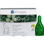 Dermoscent Pyo spot-on pes 10-20 kg antipyodermický 4 x 1,2 ml – Hledejceny.cz