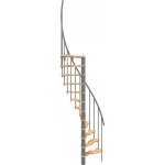 Minka STAIRS Prostorově točité schodiště Suono Smart buk/šedá 133 x 78 cm – Hledejceny.cz