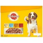 Pedigree Adult Multipack kuře a jehně & drůbež a hovězí v želé 12 x 100 g – Hledejceny.cz