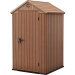 Keter Darwin 4 x 4 hnědý s podlahou 259006 – Zboží Mobilmania