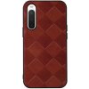 Pouzdro a kryt na mobilní telefon Sony Pouzdro Weave Case Sony Xperia 10 IV hnědé