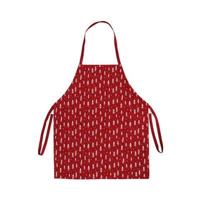 Autronic Vánoční kuchyňská zástěra červená – Zboží Dáma