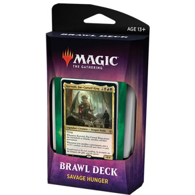 Wizards of the Coast Magic The Gathering: Throne of Eldraine Brawl Deck Savage Hunter – Zboží Mobilmania