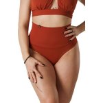 Goldbee Shapewear Swimwear Bottoms dámské stahovací plavecké kalhotky oranžová – Zboží Dáma
