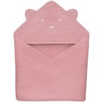 Lionelo Dětská osuška s kapucí MUSLIN HOODED TOWEL Pink Baby LN0284 – Hledejceny.cz