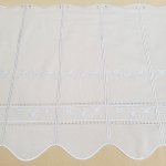 Vitrážová záclona JEMNÁ VÝŠIVKA 40 cm – Zboží Mobilmania